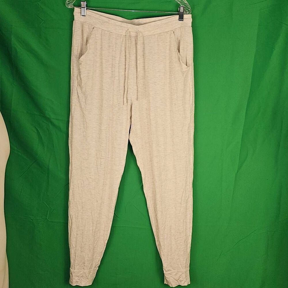 Tommy John‎ Womens Cream Downtime Jogger Lounge Pants Large